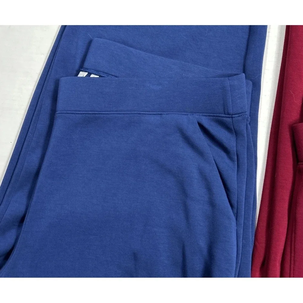 Women's Chicos Wide Leg Pull On Scuba Pants Flowy Stretch Sz XL (3) Lot‎ Of 2